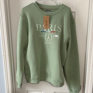 Green Paris France Sweatshirt - from France